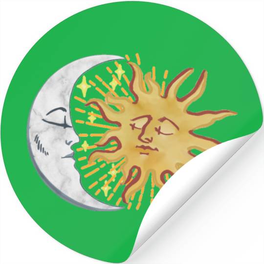 Sun and Moon Stickers