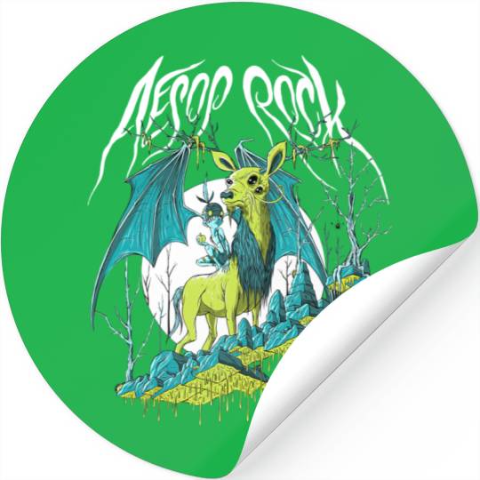 Aesop Rock Merch Deer Men Women Kid Youth Stickers