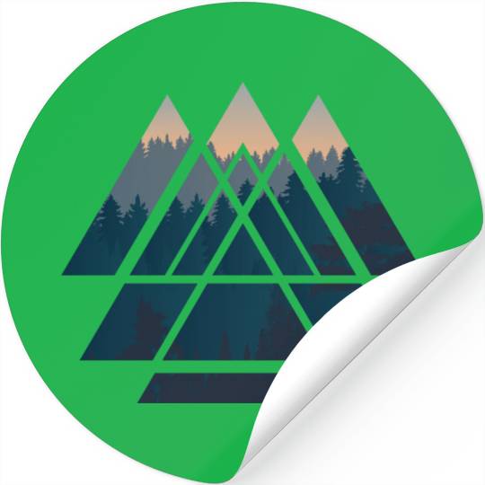 Hiking Mountains Alps gift sport Stickers