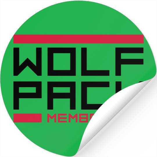 Bar wolf pack Stickers