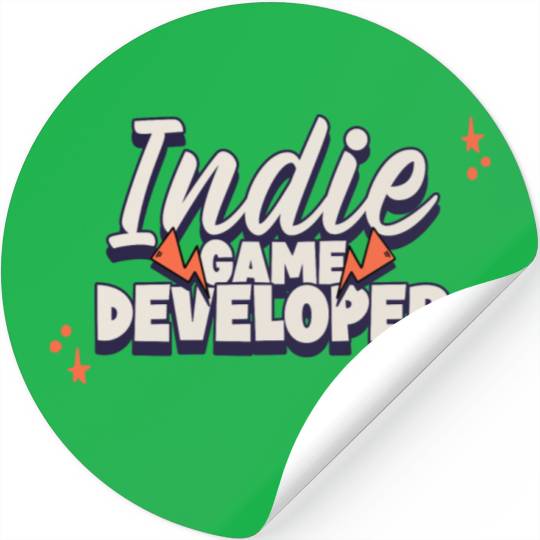 indie game developer Stickers