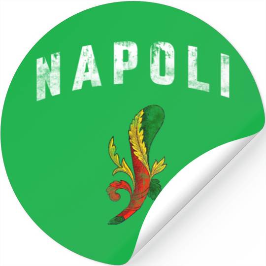 Napoli Retro Scopa - Naples Italy Stickers