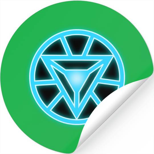 Arc Reactor Iron Man Stickers