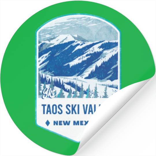 Ski Taos Valley New Mexico Stickers