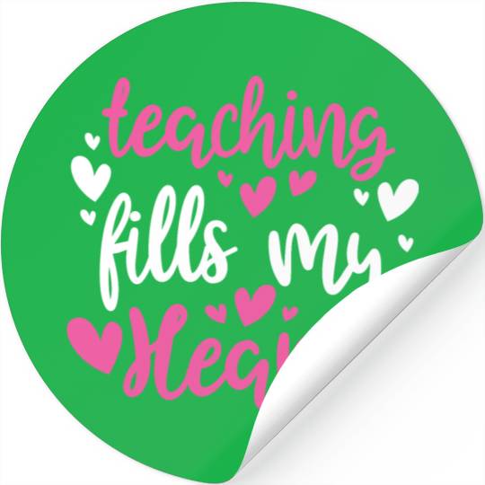His and Her Valentine Gift Teacher Teaching Fills Stickers