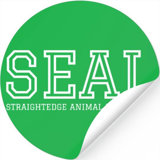 SEAL Straight Edge Animal Liberation | Vegan Stickers
