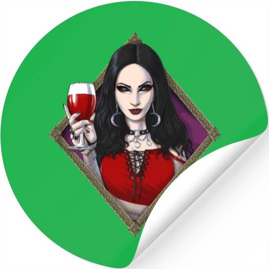 Gothic Witch Alien Goth Stickers