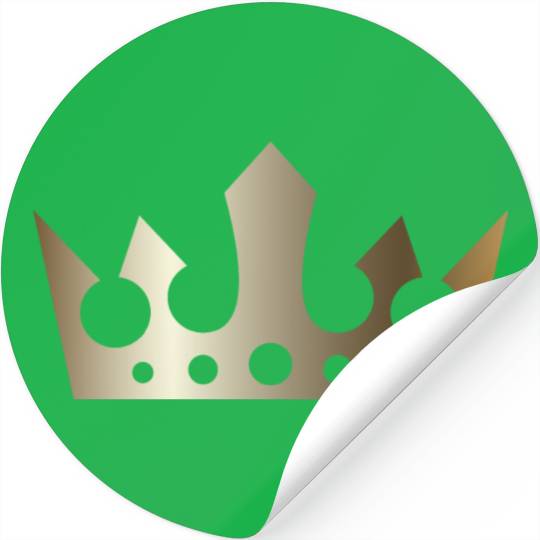 VIP golden crown king gold vector image monarch Stickers