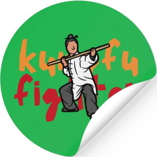 Kungfu Fighter Stickers