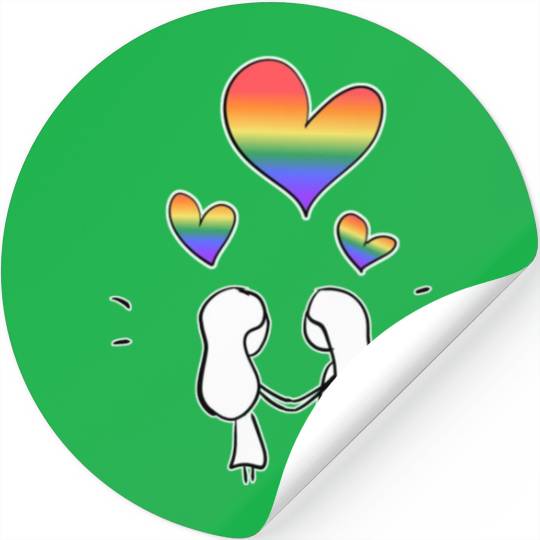 lgbt couple lesbian love valentines day Stickers
