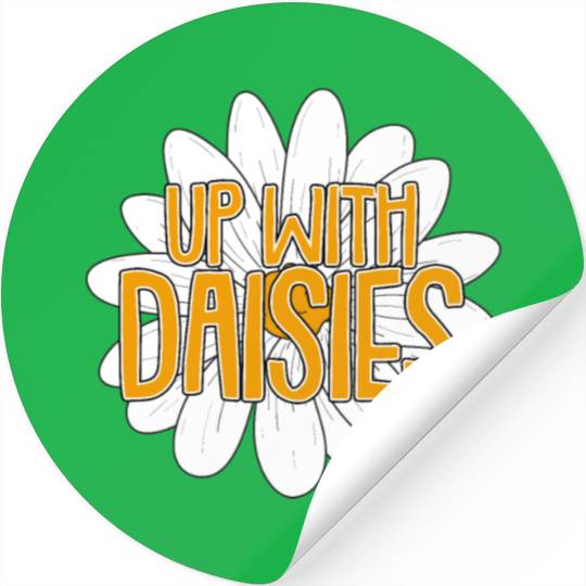 Daisy Garden Gardening Gardener Stickers