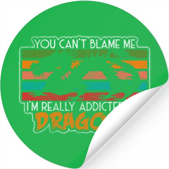 Dragon Imagination Monster Ice Dragon Stickers