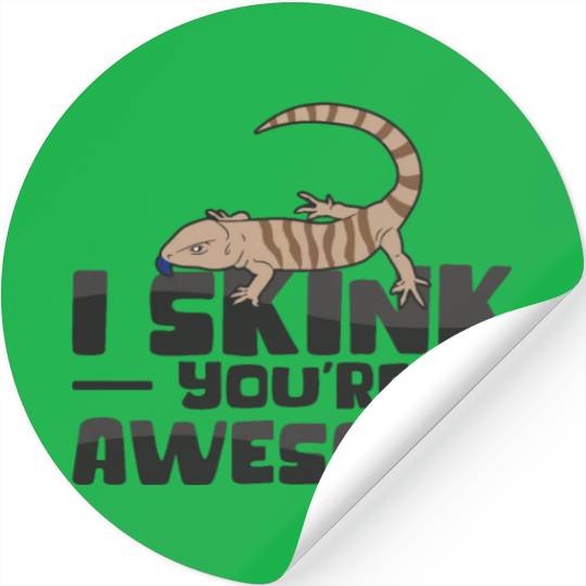 Herpetology Skink Lizard Wildlife Reptile Stickers