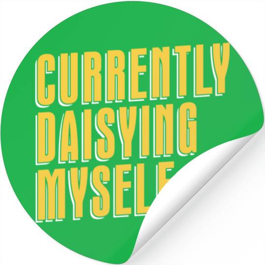 Daisy Garden Gardening Gardener Stickers