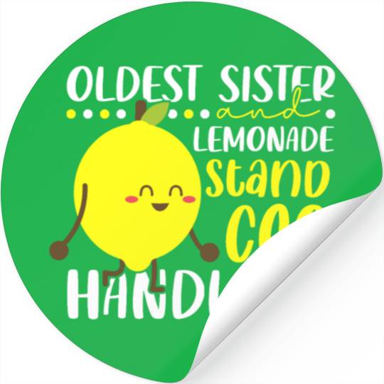 Lemon Juice Business Older Sister & Lemonade Stickers