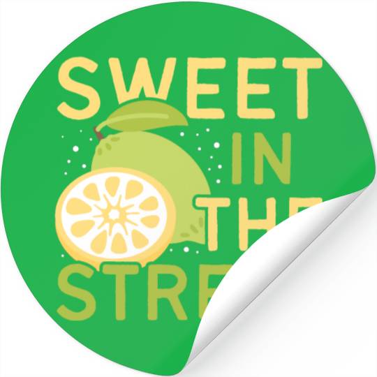 Lemon Juice Sweet In The Street Lemonade Stand Stickers