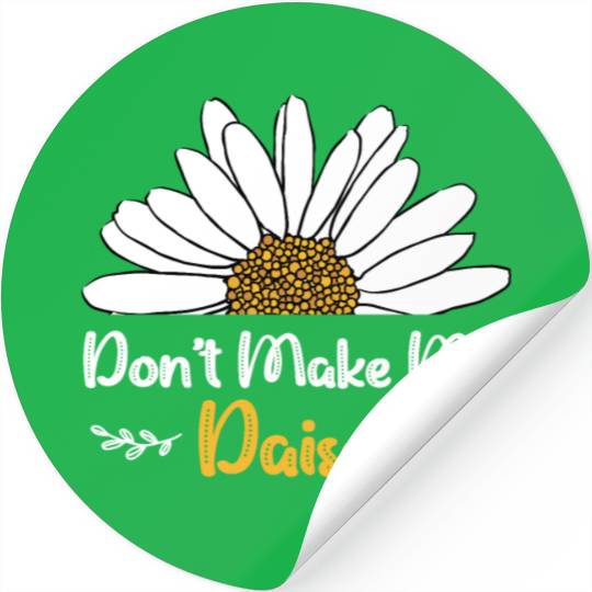 Daisy Garden Gardening Gardener Stickers