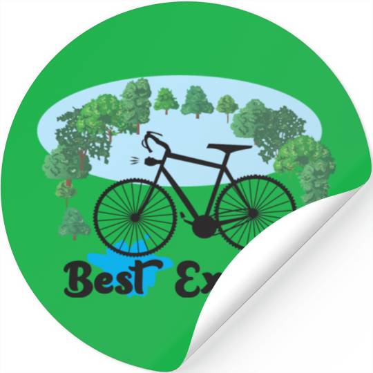 cycle is best exercise Stickers