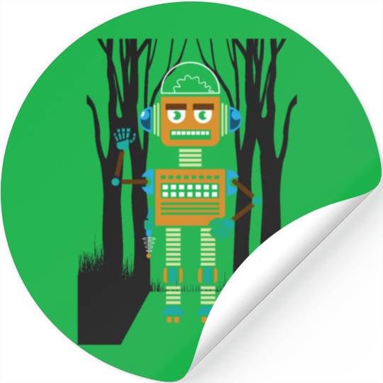 Robot Army Robotics Engineer Gift Stickers