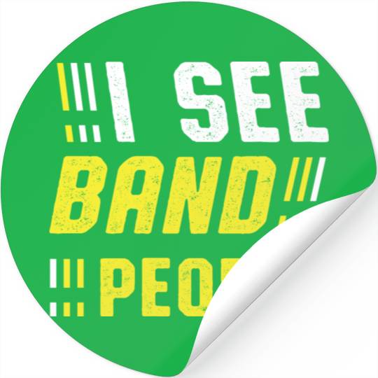 See band People Concert Goer Gift Stickers