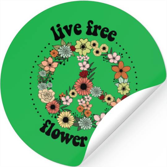 Vintage Wildflowers Sublimation Stickers