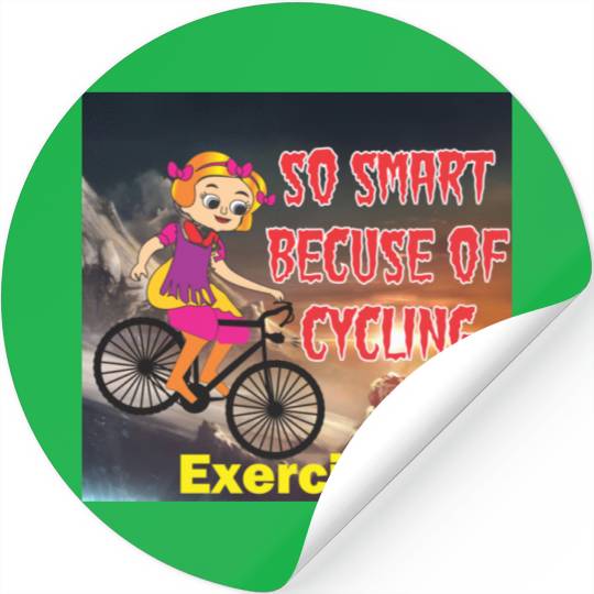 cycel best exercise best design Stickers