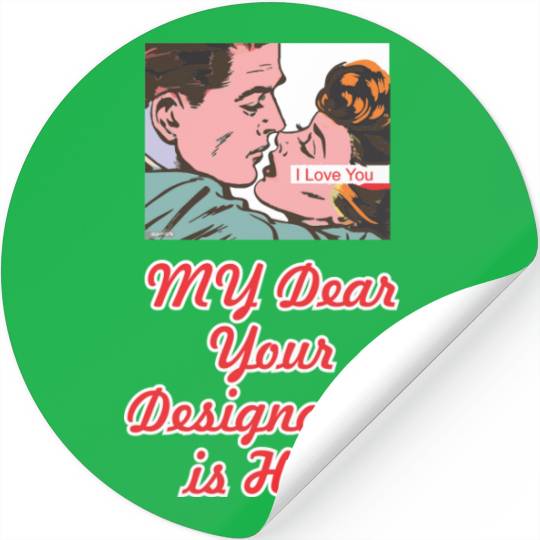 I love you best design Stickers