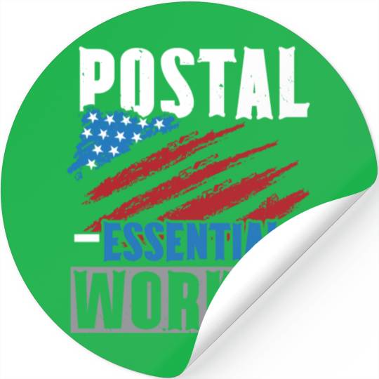 I Am Postal Worker Mail Carrier Mailman Profession Stickers