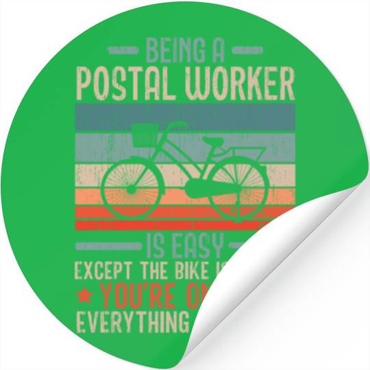 I Am Postal Worker Mail Carrier Mailman Profession Stickers