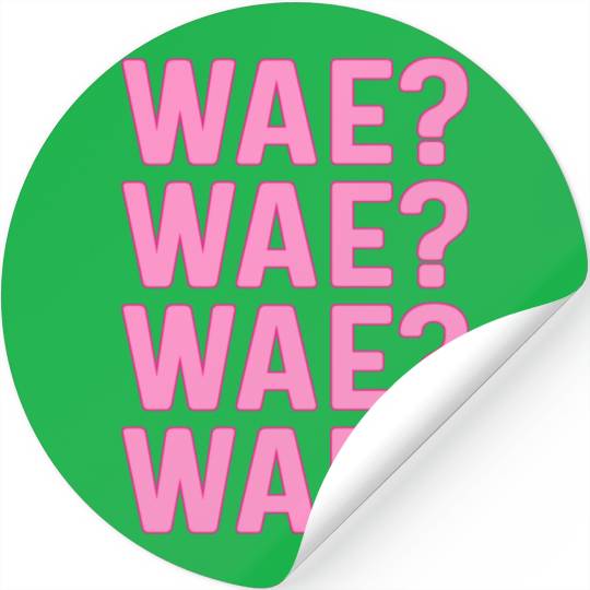 Wae? Korean Question - Why? Stickers