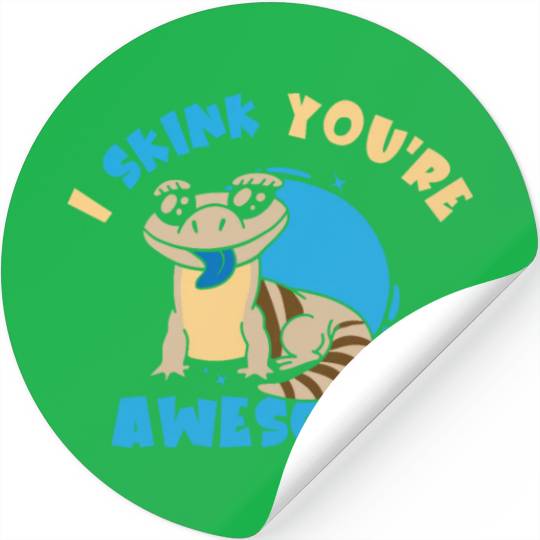 Herpetology Skink Lizard Wildlife Reptile Stickers