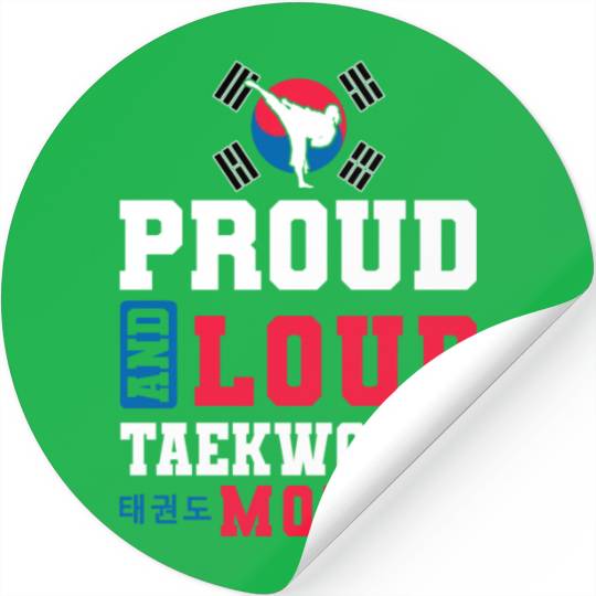 TKD Korean Martial Arts Tae Kwon Stickers