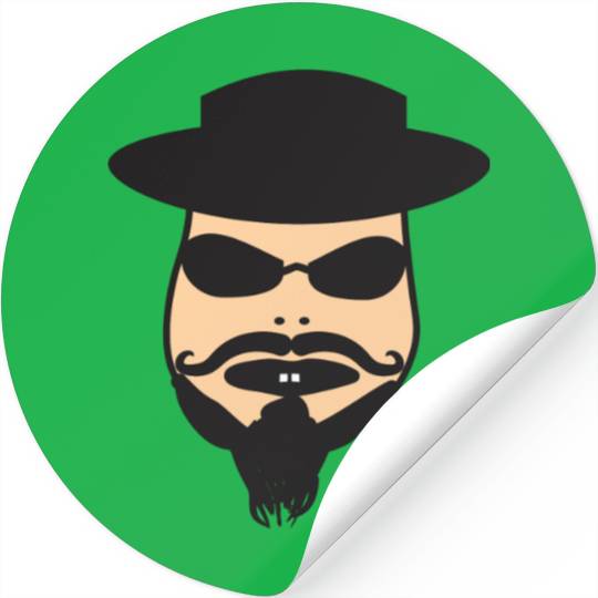 best design | New design angry man face best Stickers
