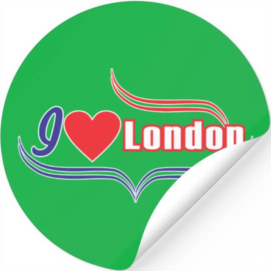 I LOVE LONDON best design Stickers