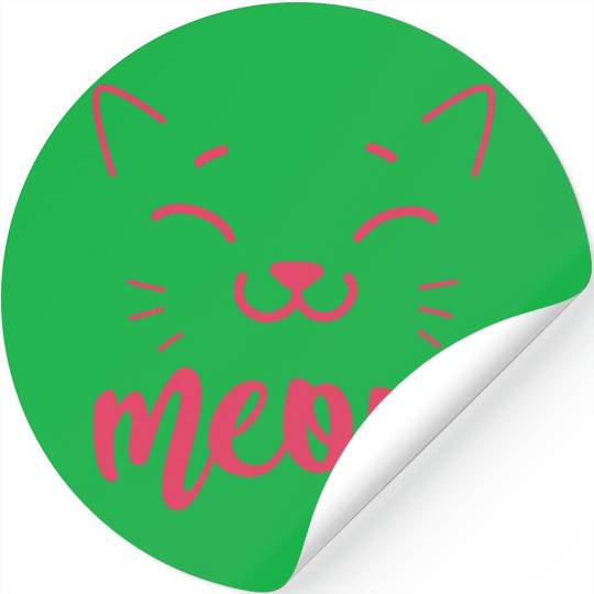 Meow Cat Stickers