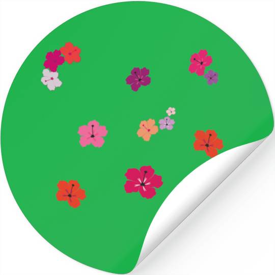 hibiscus Stickers