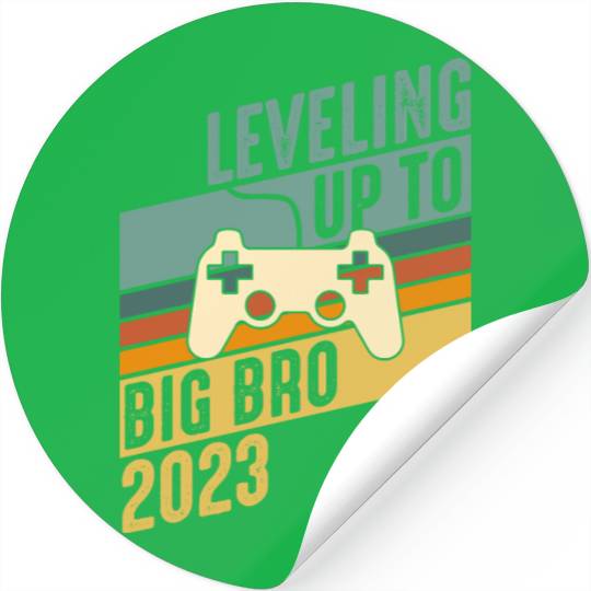 Level up Big Brother 2023 Baby Gamer Boy Baby Stickers