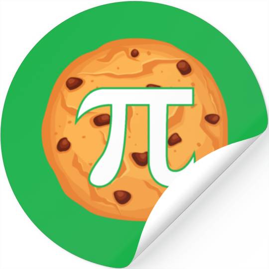 Math Pie Cookie Stickers
