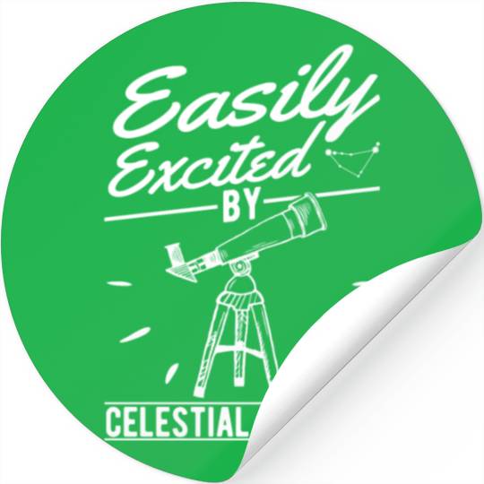 Telescope Owner Celestial Objects Astronomy Stickers