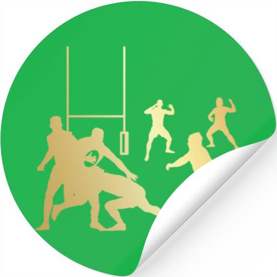 Rugby Sports Lover Rugby Tackle Stickers