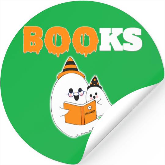 BOO Halloween Librarian Library English Teacher Stickers