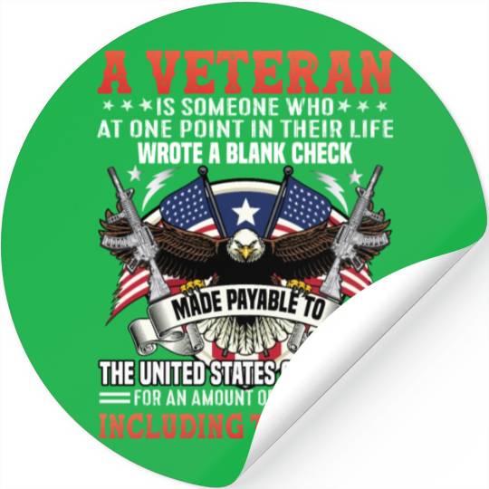 Veterans day celebration. Thank you veterans Stickers