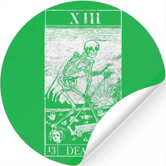 Blackcraft The Grim Reaper Vintage Death Tarot Car Stickers