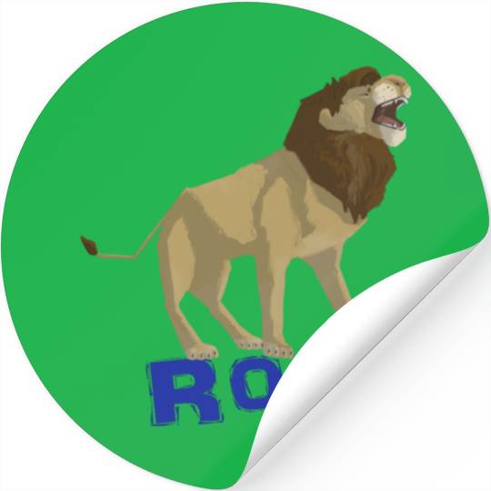 Lion Roar: King of the Jungle: Graphic Art Stickers