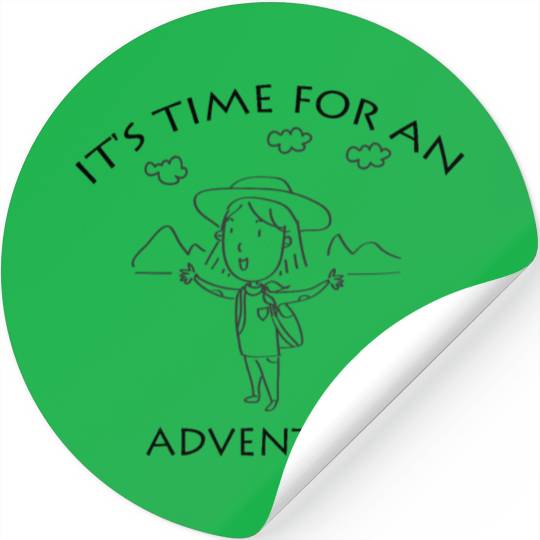 It's time for an adventure - Rock Climbing Stickers