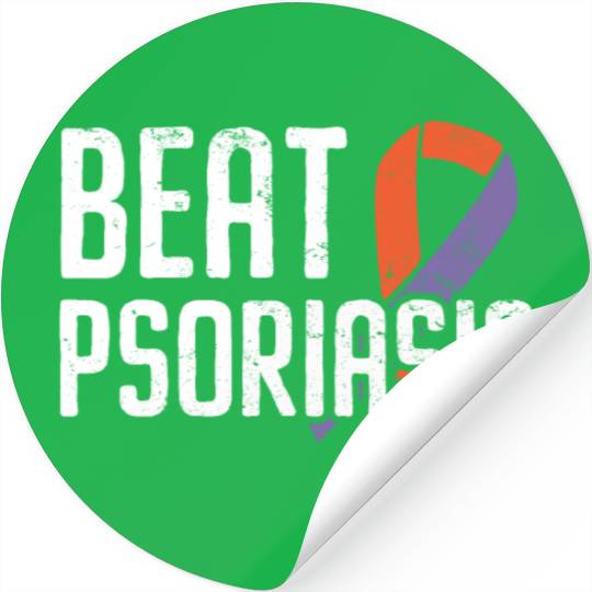 Beat Psoriasis Skin Disease Psoriasis Awareness Stickers
