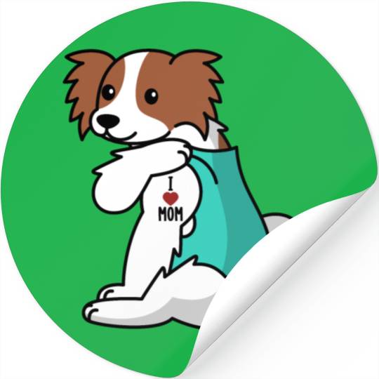I Love Mom Tattoo Papillon Stickers