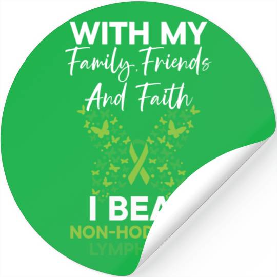 I Beat Non-Hodgkin Lymphoma Cancer Survivor Stickers