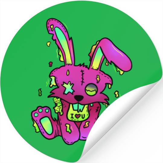 Toxic Bunny Stickers