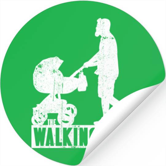 The walking dad Stickers